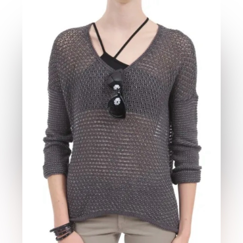 HELMUT LANG Asymmetrical Sweater | Size Large